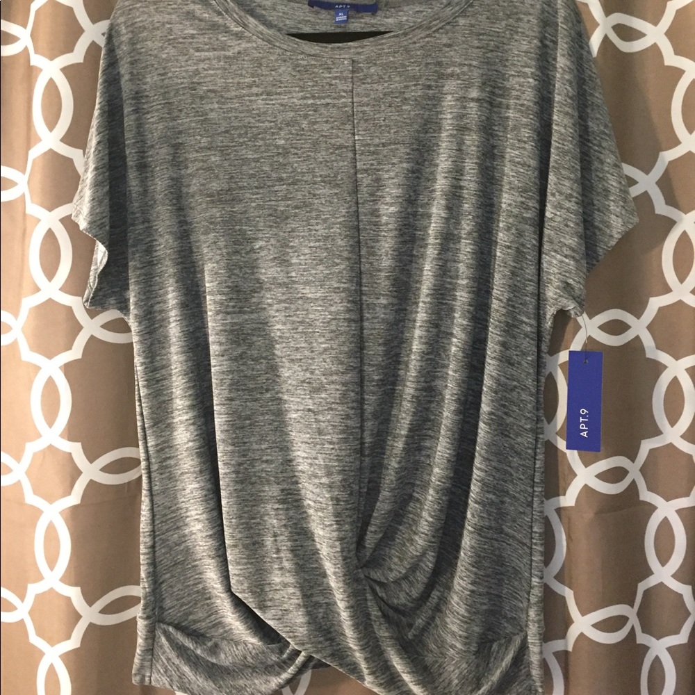 Apt 9 front knot top (NWT)